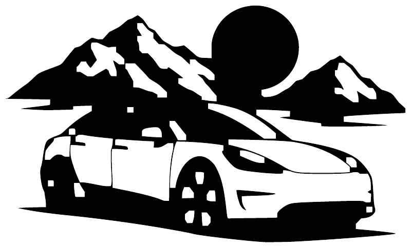 TeslaCX019 — Model 3 Mountain Drive ; preview rendered from the saved vector PDF