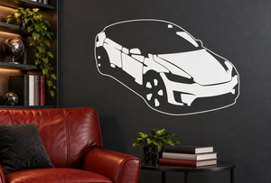 TeslaCX028 — Model X Garage Art; illustrative application of the exact PDF artwork