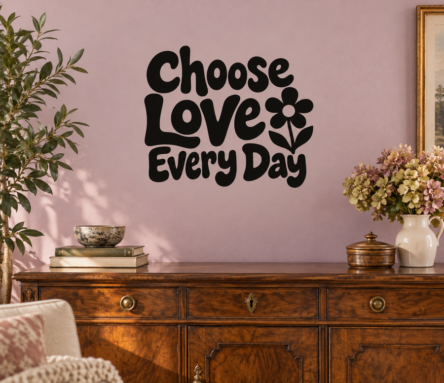 ValentineCX029 - Choose Love Every Day; illustrative application of the exact PDF artwork