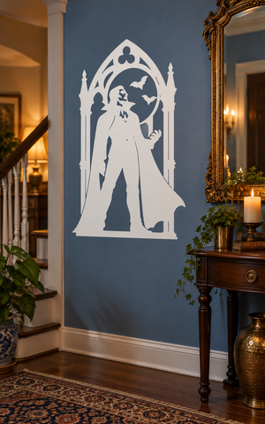 VampireCX006 — Gothic Window Silhouette; illustrative application of the exact PDF artwork