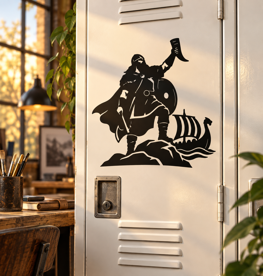 VikingCX023 — Viking Horn Toast; illustrative application of the exact PDF artwork
