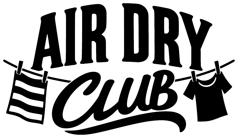 Air Dry Club vinyl decal logo reading “AIR DRY Club” with flag and stripes
