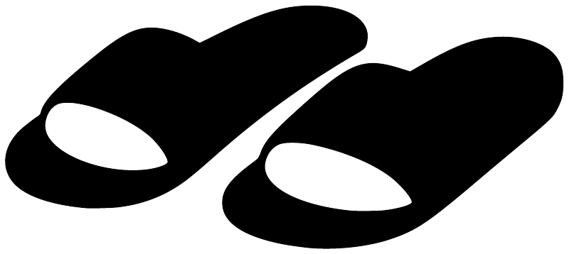 Water polo poolside slides vinyl decal, black slides with white sole details