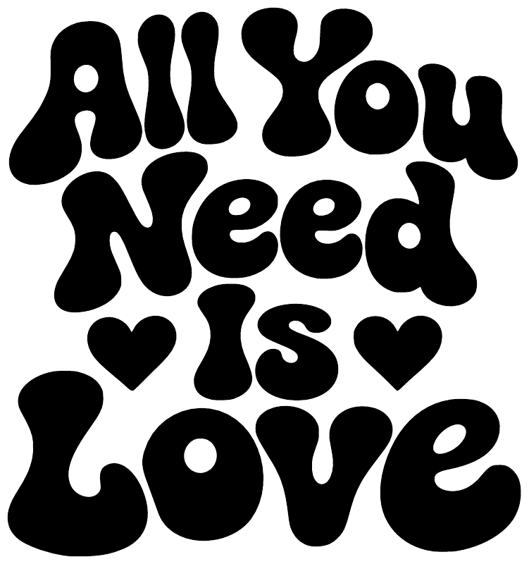 WeddingCX025 - All You Need Is Love ; preview rendered from the saved vector PDF