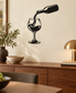 Wine pour vinyl decal showing a bottle pouring into a wine glass