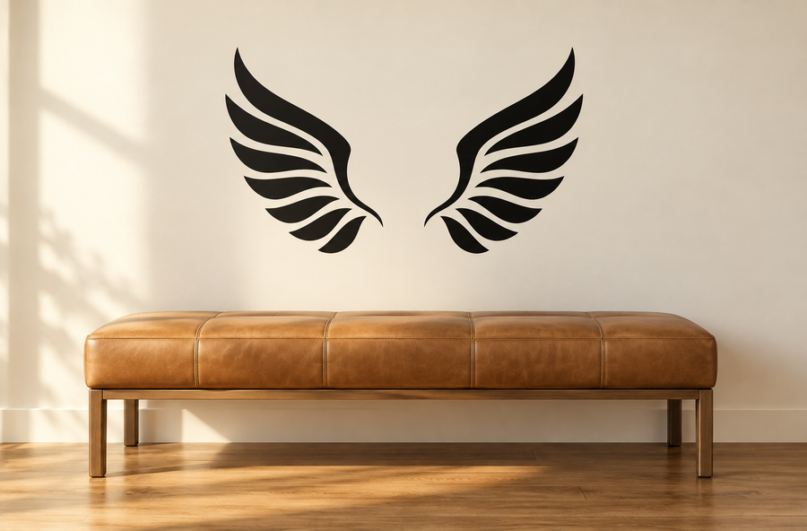 WingCX001 — Ascending Wings; illustrative application of the exact PDF artwork