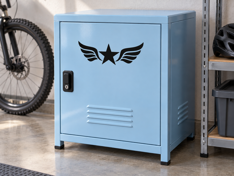 WingCX006 — Winged Star; illustrative application of the exact PDF artwork
