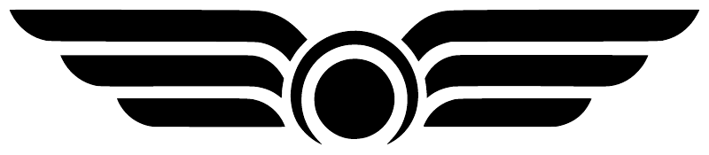 WingCX007 — Art Deco Wings ; preview rendered from the saved vector PDF