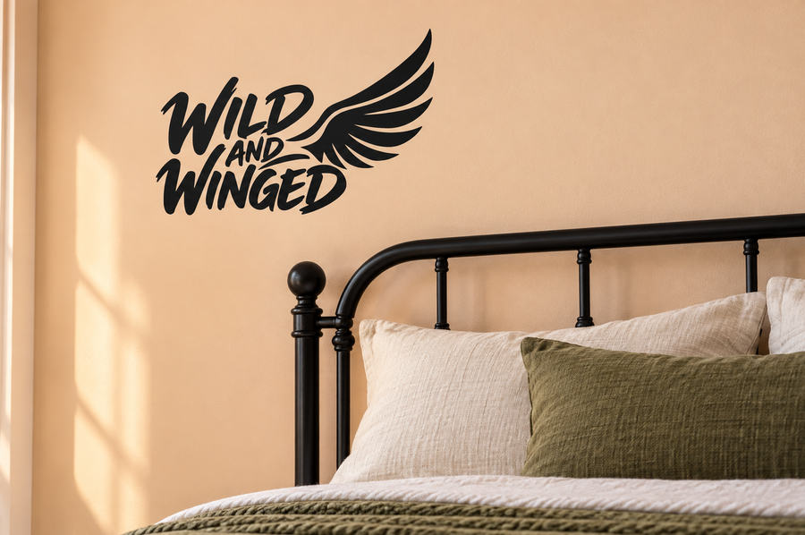 WingCX008 — Wild and Winged; illustrative application of the exact PDF artwork