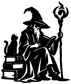 WizardCX014 — Book Stack Apprentice ; preview rendered from the saved vector PDF