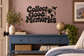 Vinyl wall decal with “Collect Good Memories” text, globe and airplane icon