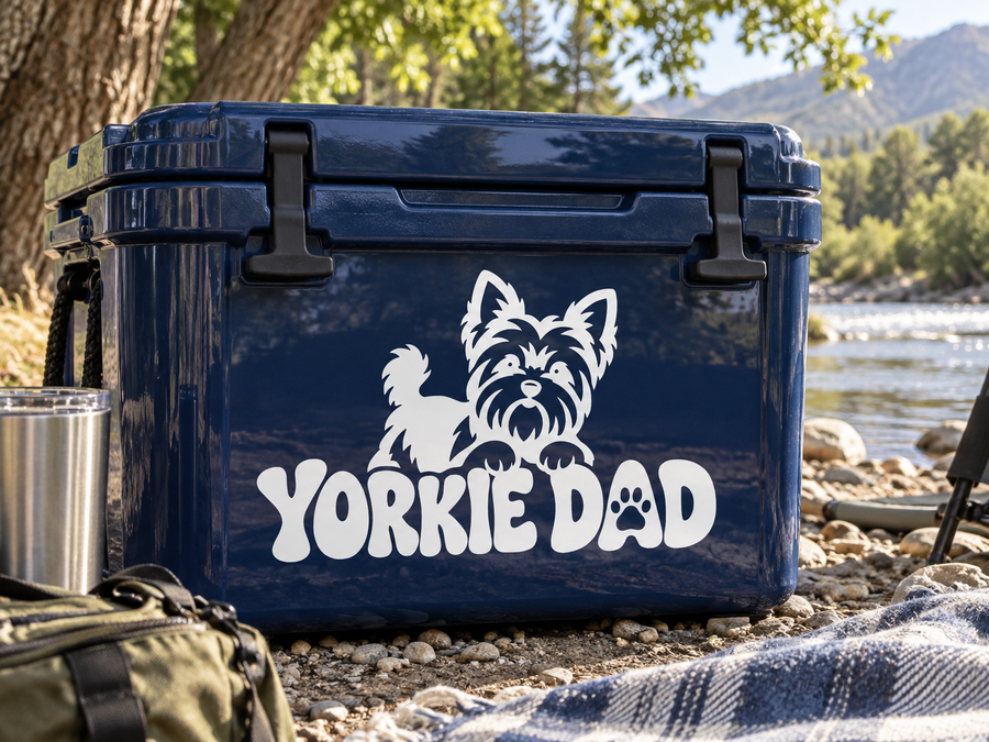 YorkshireTerrierCX022 - Yorkie Dad; illustrative application of the exact PDF artwork