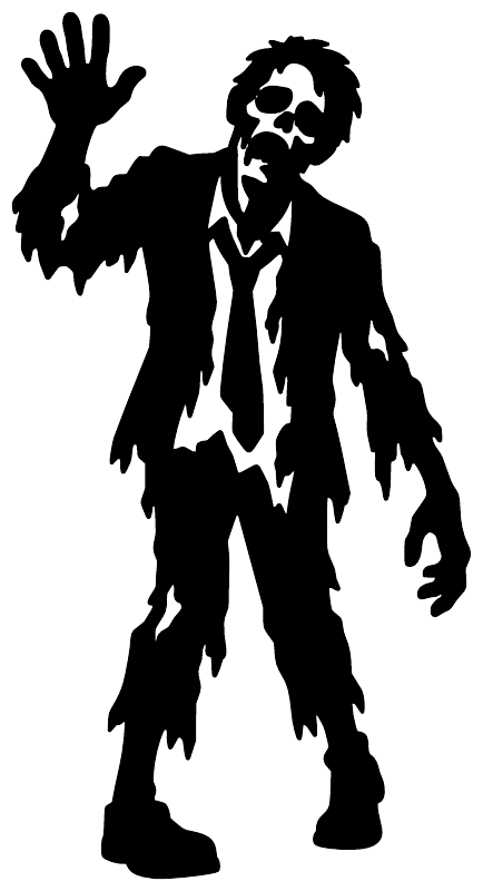 ZombieCX029 — Zombie Hand Wave ; preview rendered from the saved vector PDF