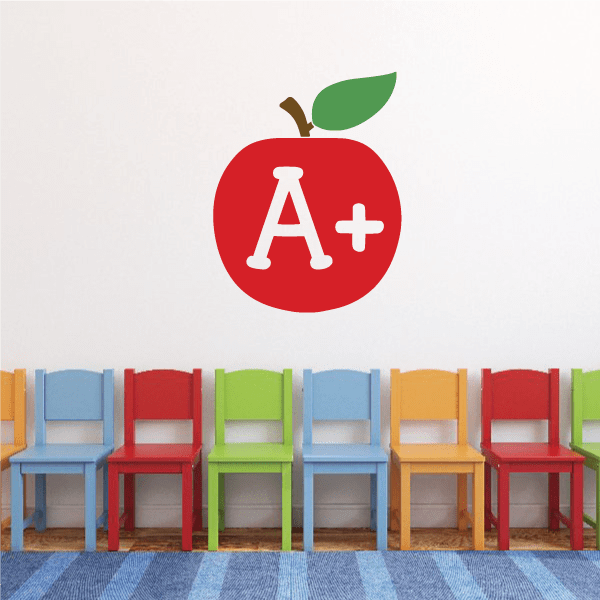 A+ Apple Sticker โ Vinyl Disorder
