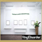 Wall decal with text reading "A picture is worth a thousand words"