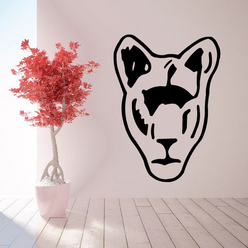 Image of Abstract Tiger Head Decal