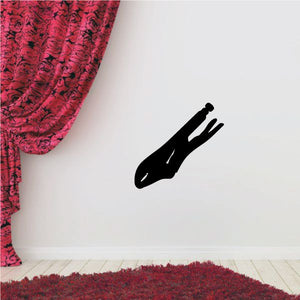 Black clamp pliers wall decal with open jaws