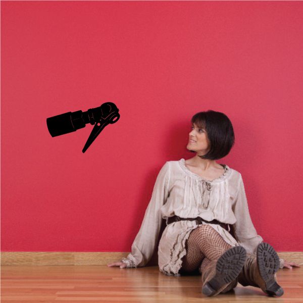 Black air chuck wall decal