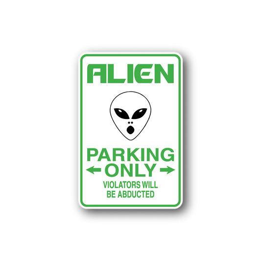 Image of Aline Parking Only Sticker