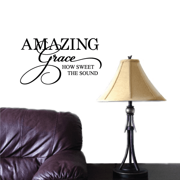 Image of Amazing Grace Wall Decal