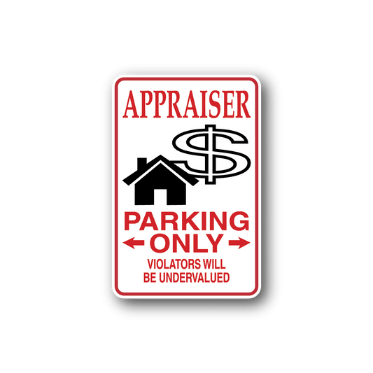 Image of Appraiser Parking Only Sticker