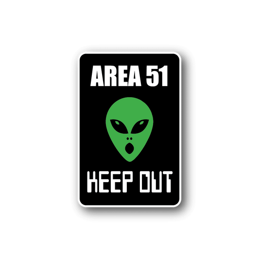 Image of Area 51 Keep Out Sticker