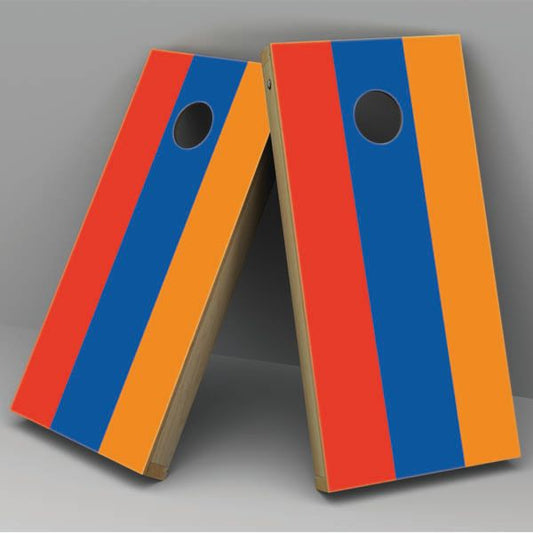 Armenia Flag Cornhole Board Vinyl Decal Wrap