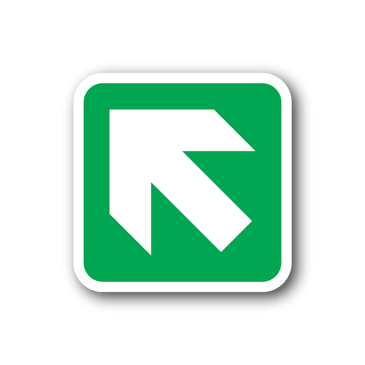 Image of Arrow Up right Sticker