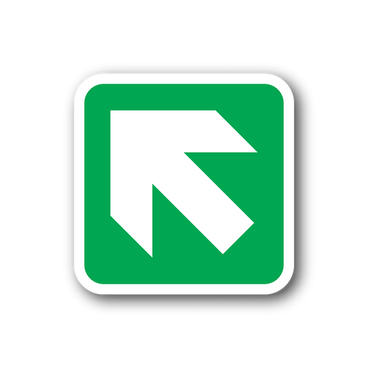 Image of Arrow Up right Sticker