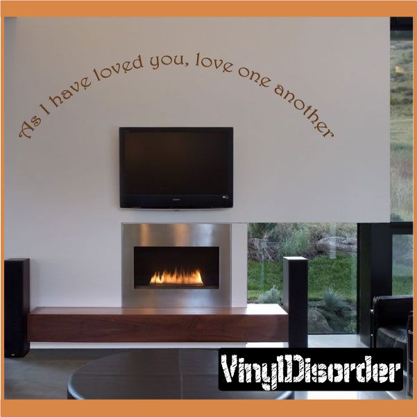 Image of As I have loved you love one another Decal