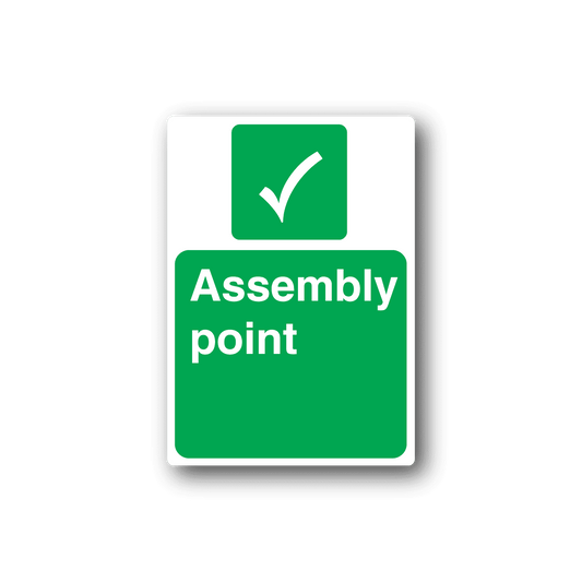 Image of Assembly Point Sticker