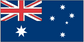 Australia flag sticker: blue rectangle with Union Jack corner and white star constellations
