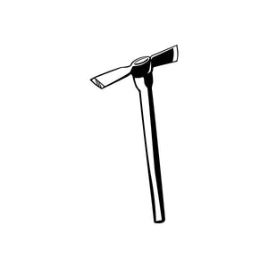 Black hammer tool vinyl decal sticker