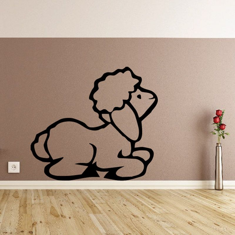 Image of Baby Sheep Decal 