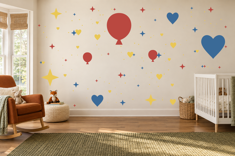 Balloon Wishes Wall Decal Kit
