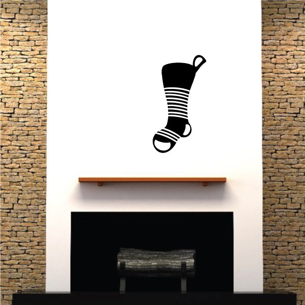 Image of Banded Stripe Stocking Decal