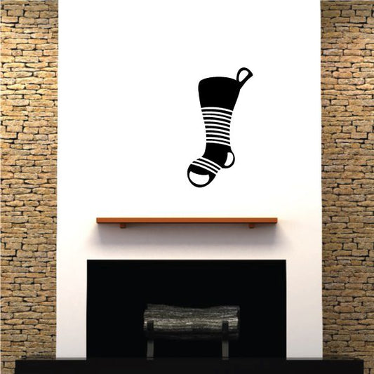 Image of Banded Stripe Stocking Decal