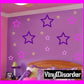 Basic Outlined Star Wall Decals Kit