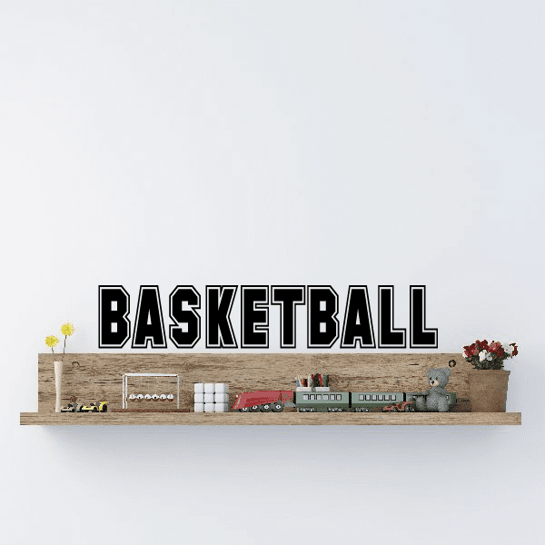 Image of Basketball Sports College Style Decal