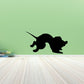 Basset Hound silhouette wall decal, black dog outline