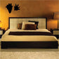Paw track wall decal set with two black paw prints
