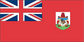 Bermuda Flag Sticker, isolated printed sticker artwork