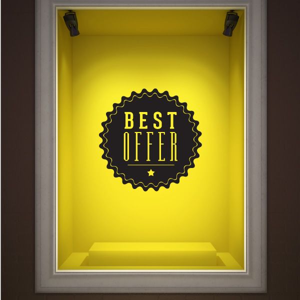 Image of Best Offer Wall Decal - Vinyl Decal - Car Decal - Id033