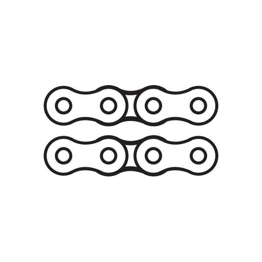 Image of Bicycle Link Chain Decal