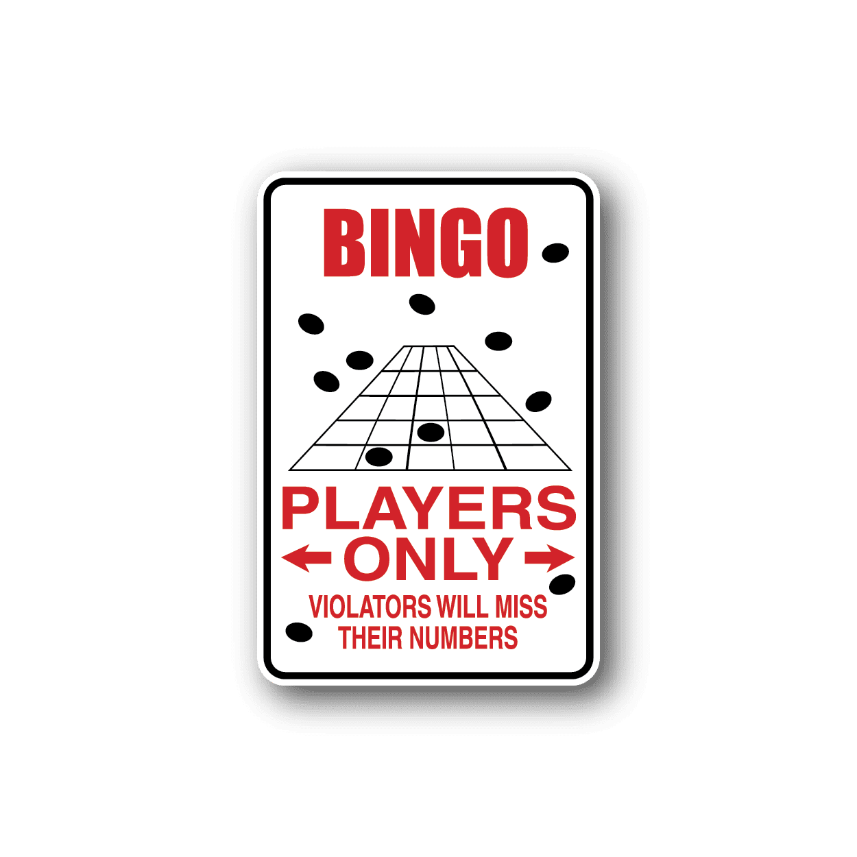 Image of Bingo Players Only Sticker