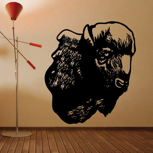 Image of Bison Buffalo Head Decal