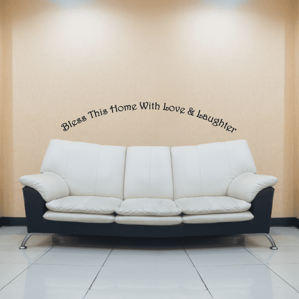 Image of Bless this home with love and laughter Wall Decal