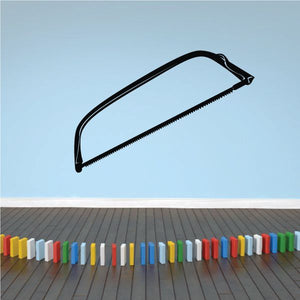 Black bow saw decal graphic