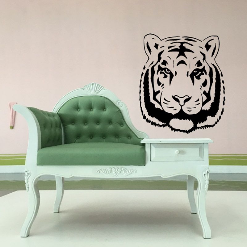 Image of Brave Tiger Head Decal