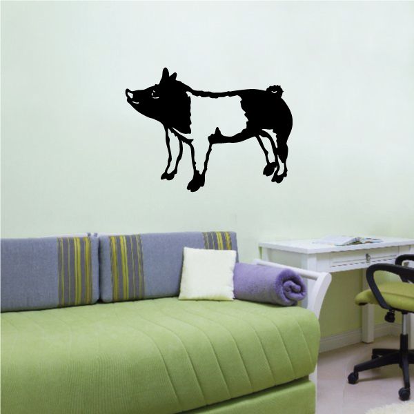 Image of British Saddleback Pig Decal